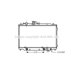 Radiator AVA QUALITY COOLING MZ2051 OE Ref FE4K15200A