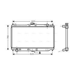 AVA Radiator AVA QUALITY COOLING MZ2138 OE Ref BP4W15200A