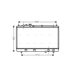 AVA Radiator AVA QUALITY COOLING MZ2173 OE Ref FP8715200B