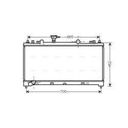 AVA Radiator AVA QUALITY COOLING MZ2226 OE Ref RF8G-15-200