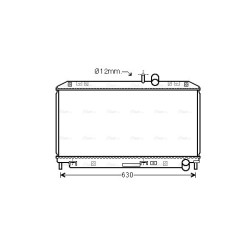 AVA Radiator AVA QUALITY COOLING MZ2262 OE Ref N3R115200B