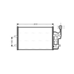 AVA AC Condenser AVA QUALITY COOLING MZ5184D OE Ref BP4K-61-480 D