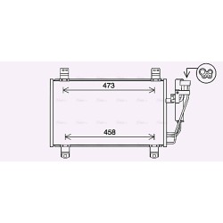 AVA AC Condenser AVA QUALITY COOLING MZ5283D OE Ref D09W61480A