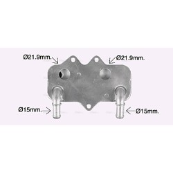 AVA Engine Oil Cooler AVA QUALITY COOLING OL3704 OE Ref 5989070121 AVA QUALITY COOLING