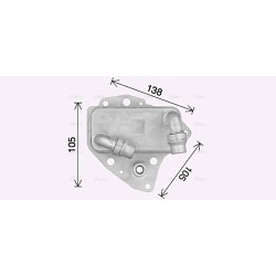 AVA Engine Oil Cooler AVA QUALITY COOLING OL3705 OE Ref 55208626
