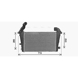 AVA Intercooler AVA QUALITY COOLING OL4707 OE Ref 13243007