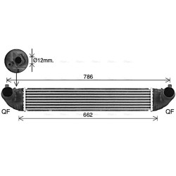 AVA Intercooler AVA QUALITY COOLING OL4719 OE Ref 39109103