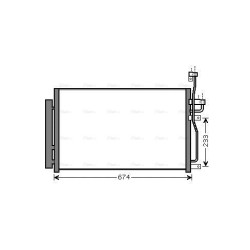 AC Condenser AVA QUALITY COOLING OL5433D OE Ref 20759648