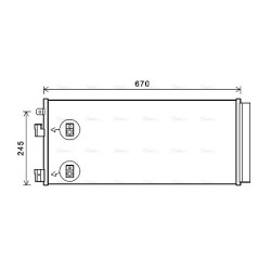 AVA AC Condenser AVA QUALITY COOLING OL5679D OE Ref 1850742