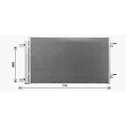 AVA AC Condenser AVA QUALITY COOLING OL5739D OE Ref 39131675
