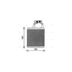 Heater Matrix AVA QUALITY COOLING OL6718 OE Ref 7412051K00