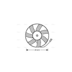 AVA Radiator Fan AVA QUALITY COOLING OL7522 OE Ref 1341204