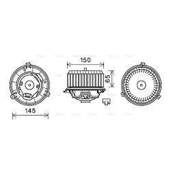 Heater Blower Motor AVA QUALITY COOLING OL8674 OE Ref 95920148