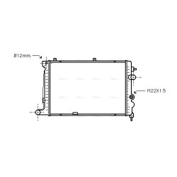 AVA Radiator AVA QUALITY COOLING OLA2174 OE Ref 1300167
