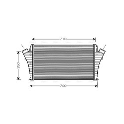 AVA Intercooler AVA QUALITY COOLING OLA4361 OE Ref 24418365
