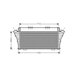 Intercooler AVA QUALITY COOLING OLA4401 OE Ref 6302048