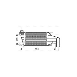 Intercooler AVA QUALITY COOLING OLA4417 OE Ref 6302 058