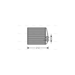 AVA Heater Matrix AVA QUALITY COOLING OLA6354 OE Ref 9196140