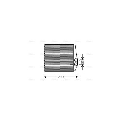 AVA Heater Matrix AVA QUALITY COOLING OLA6355 OE Ref 77363732