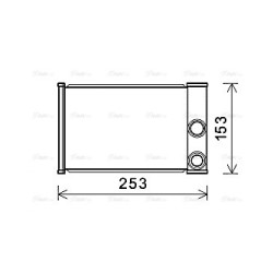 AVA Heater Matrix AVA QUALITY COOLING OLA6680 OE Ref 13406298