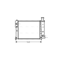 AVA Radiator AVA QUALITY COOLING PEA2092 OE Ref 1300.K9