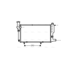 AVA Radiator AVA QUALITY COOLING PEA2095 OE Ref 1300R7