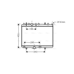 AVA Radiator AVA QUALITY COOLING PEA2290 OE Ref 1330.P9