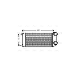 AVA Intercooler AVA QUALITY COOLING PEA4294 OE Ref 0384.H1