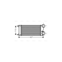 AVA Intercooler AVA QUALITY COOLING PEA4332 OE Ref 0384.L4