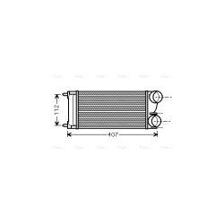 AVA Intercooler AVA QUALITY COOLING PEA4334 OE Ref 1440.H9