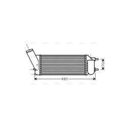 AVA Intercooler AVA QUALITY COOLING PEA4335 OE Ref E256081