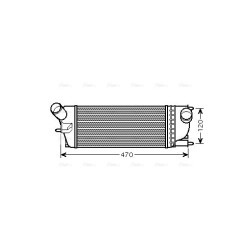 Intercooler AVA QUALITY COOLING PEA4336 OE Ref E256086