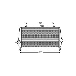 AVA Intercooler AVA QUALITY COOLING PEA4338 OE Ref 0384.L6