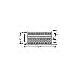 AVA Intercooler AVA QUALITY COOLING PEA4343 OE Ref 9800291280