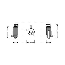 AVA AC Dryer AVA QUALITY COOLING PED059 OE Ref 6455V6