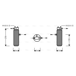 AVA AC Dryer AVA QUALITY COOLING PED194 OE Ref E164224