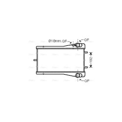 AVA Radiator AVA QUALITY COOLING PR2044 OE Ref 99610613270
