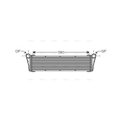 Radiator AVA QUALITY COOLING PR2053 OE Ref 99710603702