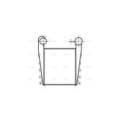 Intercooler RENAULT TRUCKS 818529 AVA QUALITY COOLING RE4060 OE Ref 50 01 873 716