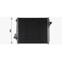 AVA Intercooler VOLVO,RENAULT TRUCKS 21208268 AVA QUALITY COOLING RE4143 OE Ref 21631996