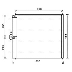 AC Condenser AVA QUALITY COOLING RE5122 OE Ref 7700055950
