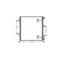 AC Condenser RENAULT TRUCKS 5010315259 AVA QUALITY COOLING REA5075 OE Ref 50 10 514 079