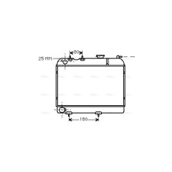AVA Radiator AVA QUALITY COOLING RT2006 OE Ref 7701348272