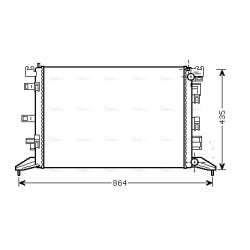 AVA Radiator AVA QUALITY COOLING RT2425 OE Ref 21410-0003R