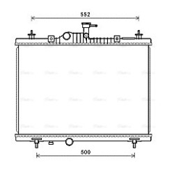 AVA Radiator AVA QUALITY COOLING RT2603 OE Ref 214007173R