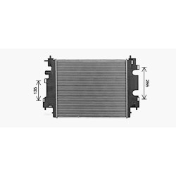 AVA Radiator AVA QUALITY COOLING RT2659 OE Ref 4535000103 AVA QUALITY COOLING