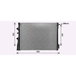 AVA Radiator AVA QUALITY COOLING RT2667 OE Ref 4535000203