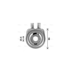 Engine Oil Cooler AVA QUALITY COOLING RT3678 OE Ref 7700114040