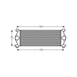 Intercooler AVA QUALITY COOLING RT4448 OE Ref 5001875210