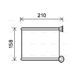 AVA Heater Matrix AVA QUALITY COOLING RT6629 OE Ref 271153553R